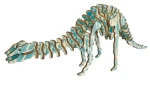 Woodcraft Drevené 3D puzzle Diplodocus