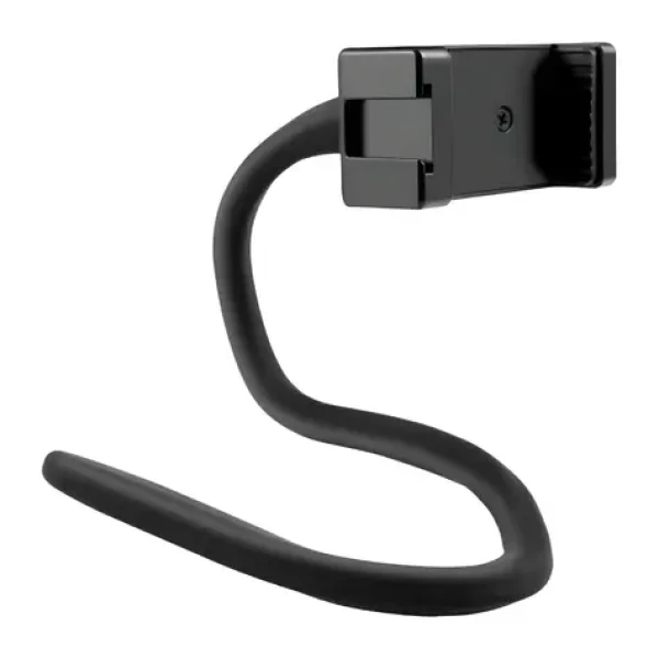 Puluz PU882B čierna / Flexibilný držiak so svorkou / Pre telefóny a akčné kamery / závit 1/4" (PU882B)
