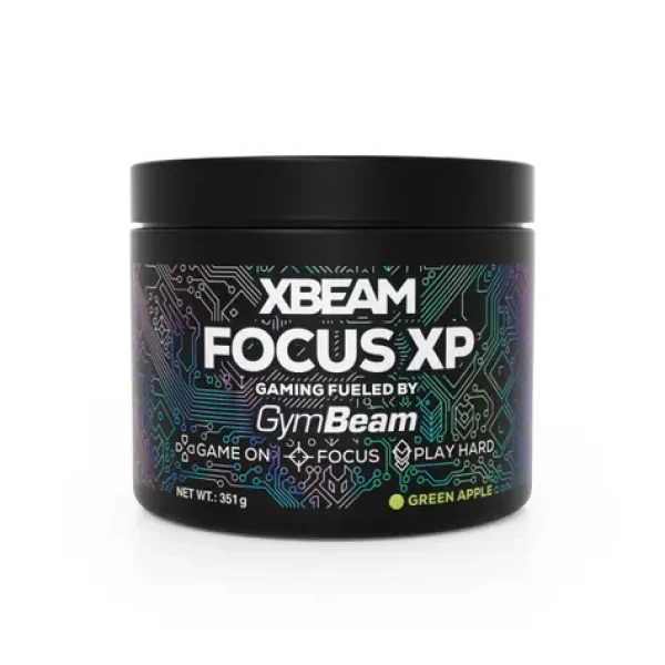 XBEAM Focus XP - GymBeam (zelené jablko, 351 g) (99994-1-351g-greenapple)