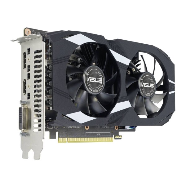 Asus GTX1650 Dual OC 4GB / 1785 MHz / 4GB GDDR6 / 128-bit / DVI-D + HDMI + DP / 6-pin (90YV0EZD-M0NA00)