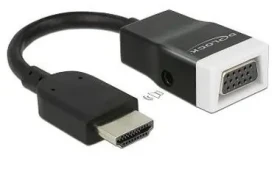 DeLock adaptér HDMI-A samec gt; VGA samica s Audio (65587)
