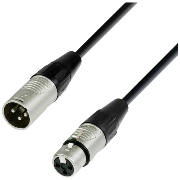 Adam Hall 4 STAR DMF 2000 XLR prepojovací kábel [1x XLR zástrčka 3pólová - 1x XLR zásuvka 3pólová] 20 m čierna; K4DMF2000