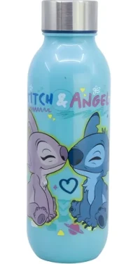 STOR Fľaša na pitie Stitch 640 ml / Fľaša na pitie / Kovový skrutkovací uzáver / Bez BPA (75072)