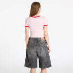 Tričko Tommy Jeans Slim Script Tee Pink S