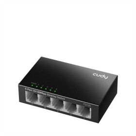 Cudy FS105 5-Port 10/100 Metal Switch - Switch - 0,1 Gbps sieťový switch 10 / 100 MBit/s; FS105
