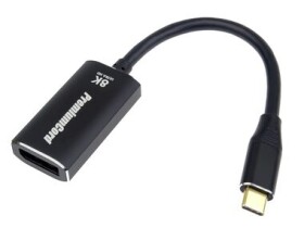 PremiumCord adaptér USB-C na DisplayPort DP1.4 samec-samica 8K @ 60Hz a 4k @ 120Hz 15cm (ku31dp10)