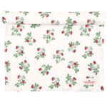 GREEN GATE Behúň na stôl Berry White 45 × 140 cm