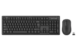 A4Tech FG1200 FStyler čierna / Set bezdrôtová klávesnica + myš / 2.4GHz / USB (FG1200-BK)