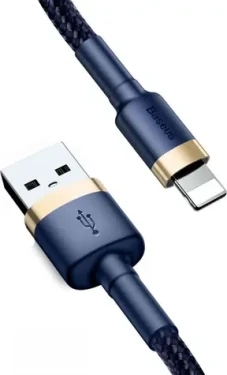 Baseus CALKLF-CV3 Kábel USB-A (M) - Lightning (M) 2 m modro-zlatá (CALKLF-CV3)
