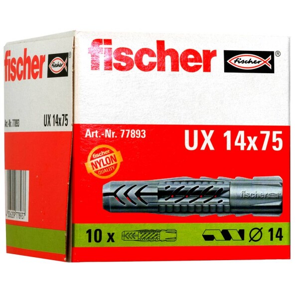 Fischer UX 14 x 75 univerzálna hmoždinka 75 mm 14 mm 77893 10 ks; 77893