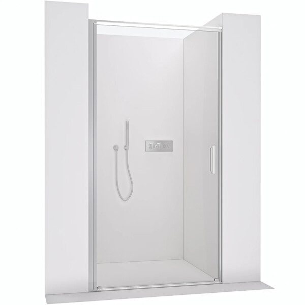 CERANO - Sprchové otočné dvere Porte L/P - 8 mm - chróm, transparentné sklo - 100x195 CER-413480