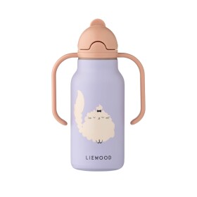 Liewood termofľaša Kimmie Cat 250 ml - LIEWOOD Termoska Kimmie Cat / Warm lilac 250 ml