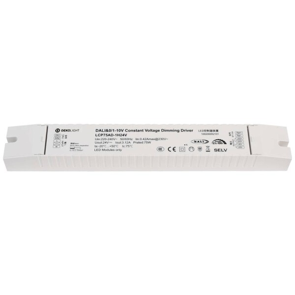 Deko Light BASIC, DIM, CV, LCP napájací zdroj pre LED konštantné napätie 0 mA - 3.125 A 24 V/DC; 862256