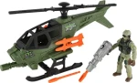 TEDDIES Vojenská sada s helikoptérou