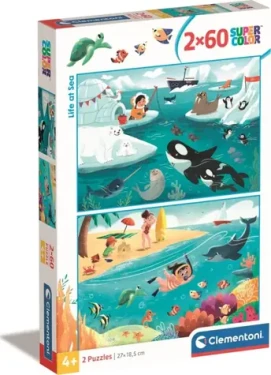 Clementoni PUZZLE Život pri mori