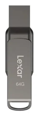Lexar JumpDrive D400 Dual 64GB / Flash Disk / USB-A / USB-C / Rýchlosť prenosu až: 130MBs (LJDD400064G-BNQNG)