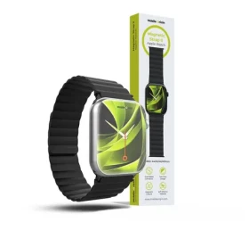 Mobile Origin Magnetic Watch Strap II remienok pre Apple Watch 49mm/46mm/45mm/44mm čierna/čierna (AWMS-02-BLK-BLK)