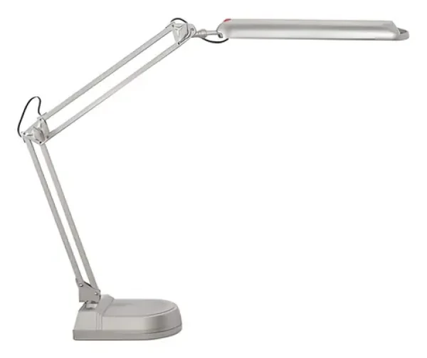 Maul Atlantic strieborná / Stolná LED lampička / 9W / 400lm / 6500K (8203695)