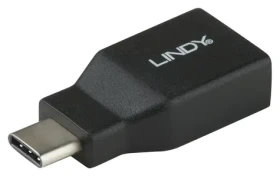 Lindy USB-C - USB-A čierna / Adaptér / USB 3.2 (41899)