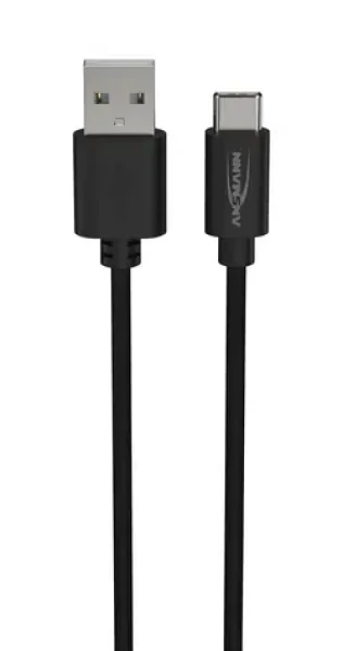 Ansmann Dátový a nabíjací kábel USB-A - USB-C / Dátový kábel / 100 cm (1700-0130)