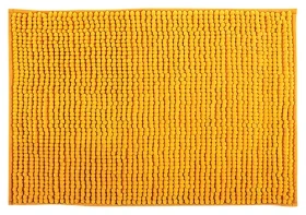 MSV CHENILLE žltá / Kúpeľňová predložka / mikrovlákno / protišmyková / 50 x 80 cm