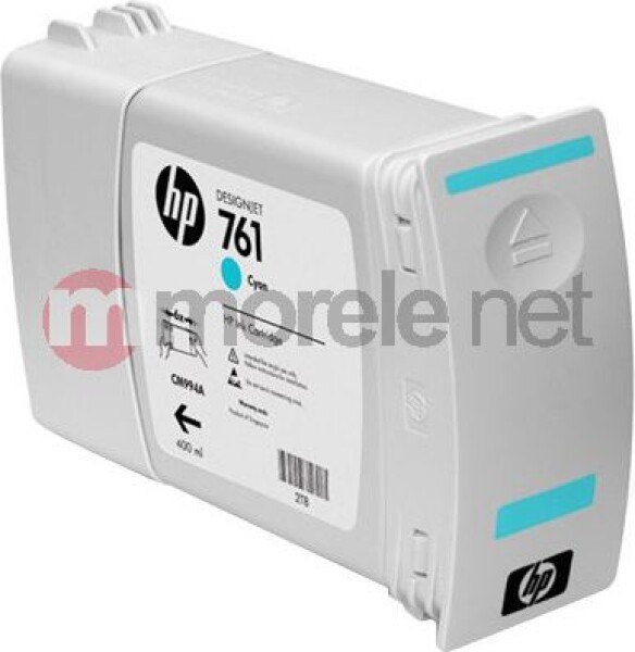 HP No 761 Ink Cart/Cyan 400ml (CM994A)