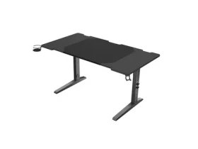Genesis Holm Modular 140 RGB / Herný stôl / čierny / D: 140cm / Š: 75cm / V: 70-90cm (NDS-2249)