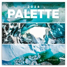 NOTIQUE Poznámkový kalendár Paleta 2026 - Západná / 30 x 30 cm (PGP-35493-Z)