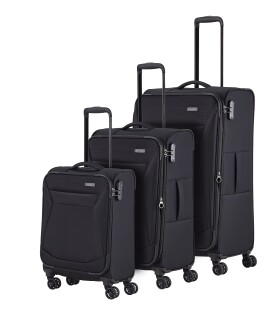Sada cestovných kufrov Travelite Chios S,M,L Black