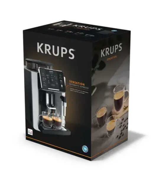 Krups EA 910 A Sensation C90 čierna / Automatický kávovar / 1450 W / dotykové ovládanie (EA910A)