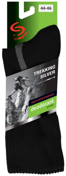 Trekingové ponožky DEOD.SILVER - JJW INMOVE černá 44-46