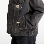 Bunda Carhartt WIP Helston Jacket UNISEX Black Destroy Wash, Splatter XS