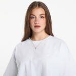 Tričko Calvin Klein Jeans Ss Cropped Boxy Satin Floral Tee Bright White XS