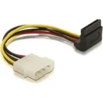 Power Adapter Molex 4-pin samica na 1x SATA 15-pin lomený (60104)