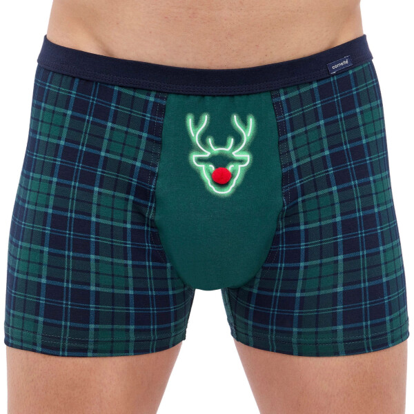 Pánske boxerky 007/75 Red nose - CORNETTE Zelená XL