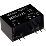 MEAN WELL MDD02N-15 DC / DC menič napätia, modul 67 mA 2 W Počet výstupov: 2 x; MDD02N-15