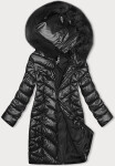 Čierna dámska prešívaná zimná bunda J Style (16M9100-392) odstíny černé S (36)