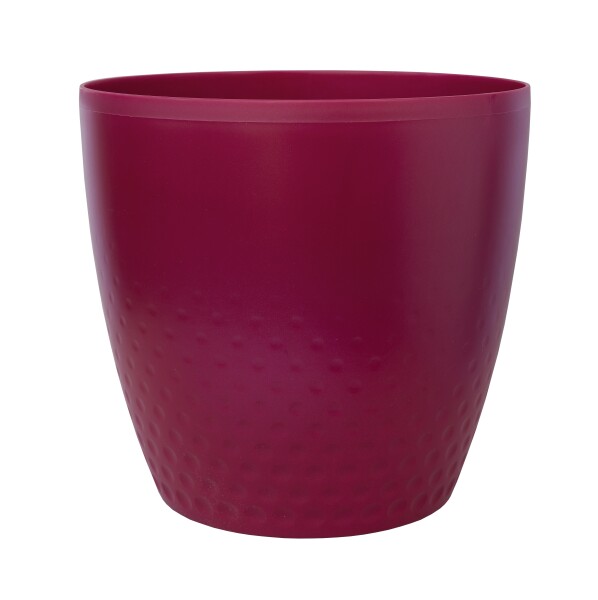 Plastia Obal na kvetináč Perla vínová 14 cm