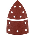 Kwb 496104 brúsny papier pre delta brúsky Zrnitosť 40 (d x š) 62, 93 mm, mm x 100 mm 5 ks; 496104