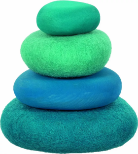 Goki Goki Stohovanie - Vlnené a drevené kamene