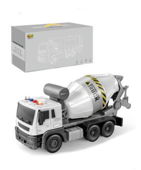 Mamido Auto miešačka na betón so zvukmi a svetlami 1:16 biela