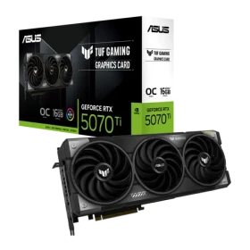 Asus GeForce RTX 5070 Ti TUF GAMING OC 16GB GDDR7 OC16GB / 2588MHz / 16GB GDDR7 / 256-bit / 2x HDMI + 3x DP / 850W (16) (90YV0MD0-M0NA00)