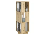 Otočný regál Tower, dub artisan%