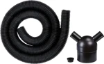 Einhell 4310630 čierna / Adaptér na odsávanie prachu / 100 mm na 36 mm / 3 ks / pre TC-TS 254 eco (4310630)