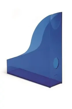 Durable Stojan na časopisy Basic transparentná modrá / Plast / 73 mm (1701712540)
