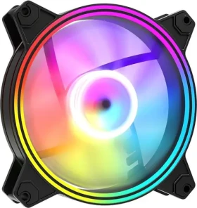 Modecom Volcano Apex 120 ARGB čierna / Ventilátor / 120 mm / ARGB (FAN-APEX-120S-ARGB-100)