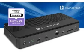 Sonnet Echo 13 čierna / Dokovacia stanica s SSD / Thunderbolt 5 / 2 TB (ECHO-DK13-2TB5)