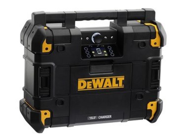 DeWalt DWST1-81078 / Rádio s nabíjačkou TSTAK / IP54 / Reproduktory 4+1 + 1 / AUX (DWST1-81078)