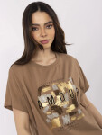 Blúzka CLM BZ 1701.81 svetlohnedá L/XL