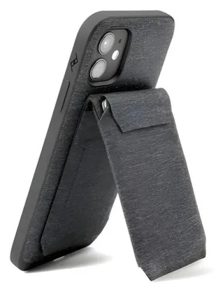 Peak Design Mobile Wallet Stand tmavo šedá / Peňaženka na telefón / so stojanom (M-WA-AB-CH-1)